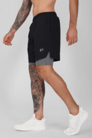 2 in 1 Workout, Running Shorts with Compression Liner - Image 2