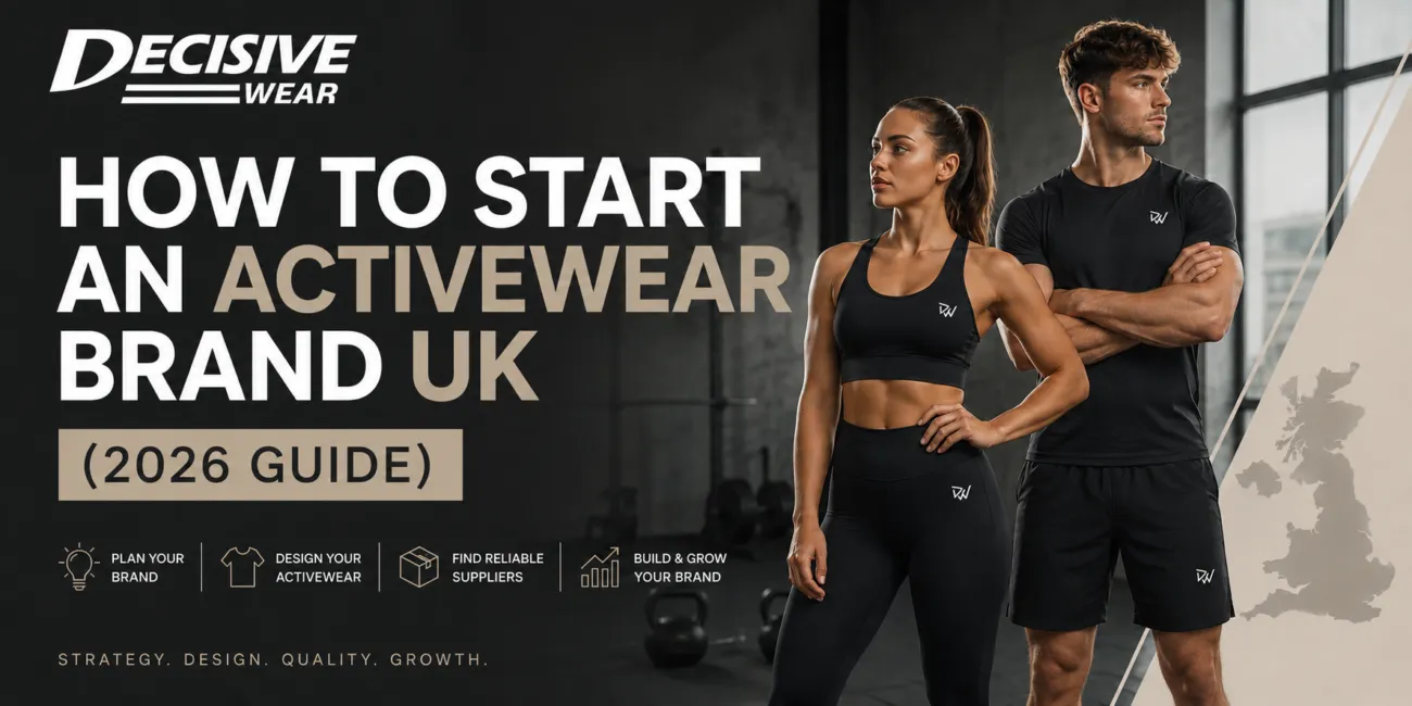 how to start an activewear brand UK