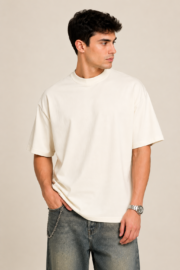 Premium Combed Oversize 220 Fit Extended Neck Tee Adults - CRBT500 - Image 12