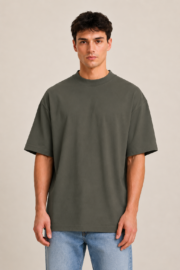 Premium Combed Oversize 220 Fit Extended Neck Tee Adults - CRBT500 - Image 11