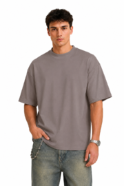 Premium Combed Oversize 220 Fit Extended Neck Tee Adults - CRBT500 - Image 3