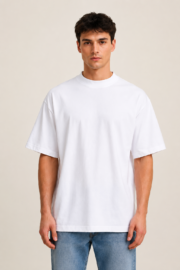 Premium Combed Oversize 220 Fit Extended Neck Tee Adults - CRBT500